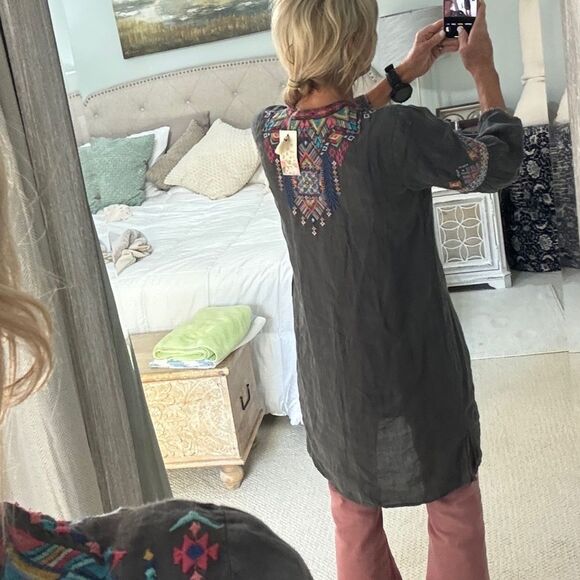 Johnny Was Shankara Flare Sleeve tunic /dress- new with tags size small - Picture 3 of 15